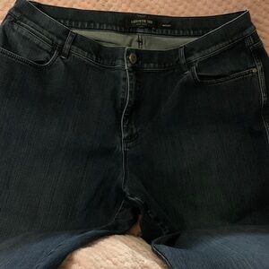 Lafayette 148 New York Mercer size 12 Women's Indigo Straight Leg Jeans